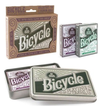 Τράπουλα Bicycle Retro Tin Gift Set