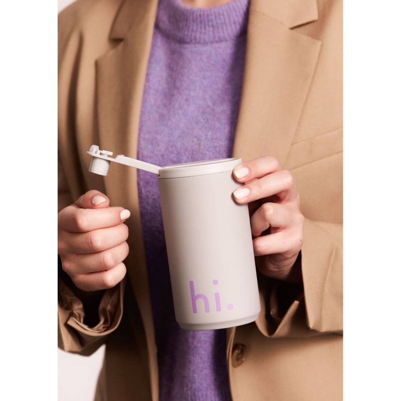 Θερμός ποτήρι από ανοξείδωτο ατσάλι "Hi." 350ml