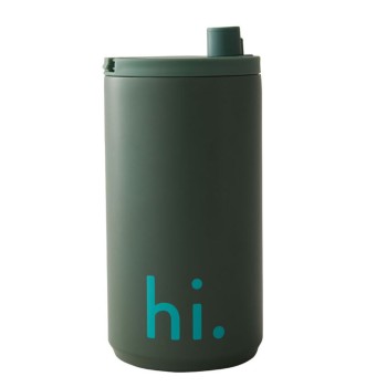 Θερμός ποτήρι από ανοξείδωτο ατσάλι Ecozen "Hi." 350ml