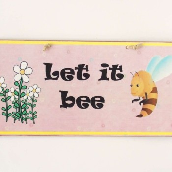 Πινακίδα "Let it be"