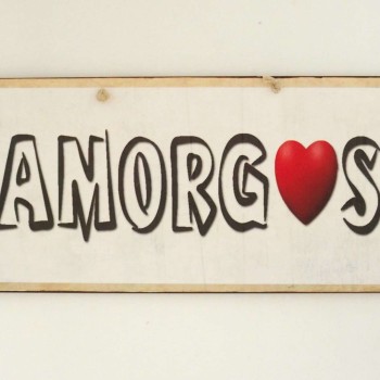 Πινακίδα "AMORGOS"