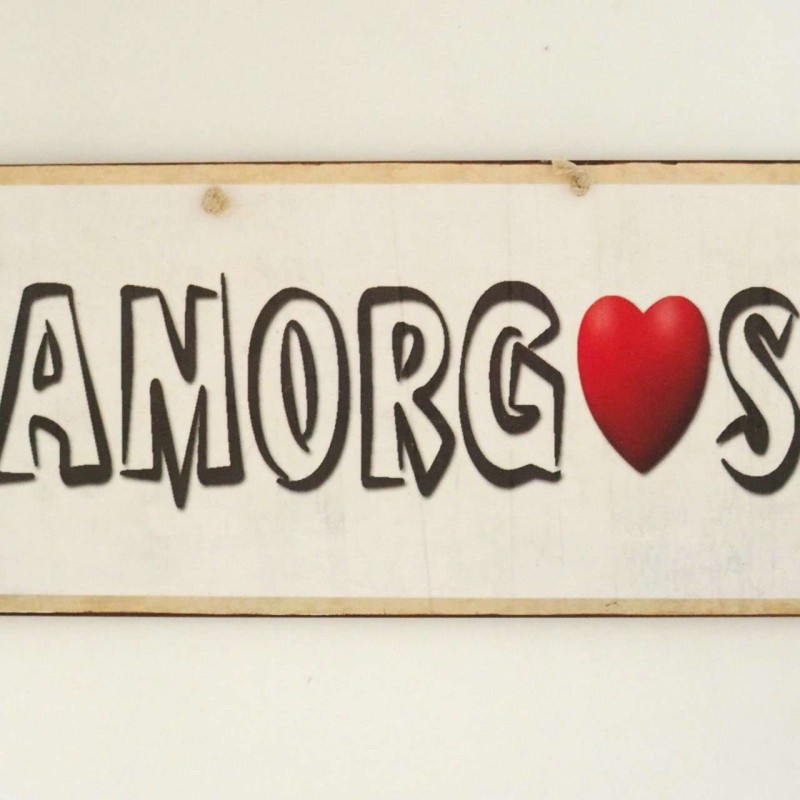 Πινακίδα "AMORGOS"