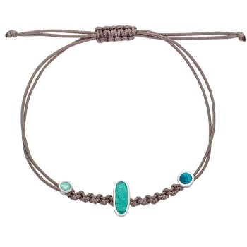 Βραχιόλι με στρογγυλά και οβάλ στοιχεία