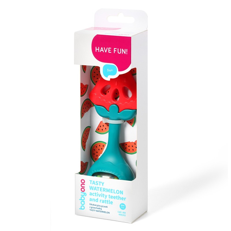 Μασητικό με κουδουνίστρα-Καρπούζι