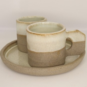 Σετ κουπάκια εσπρέσσο με πιατάκι