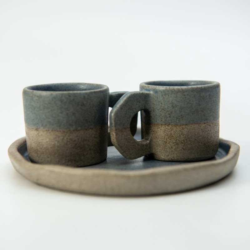 Σετ κουπάκια εσπρέσσο με πιατάκι