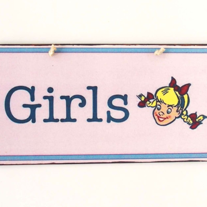 Πινακίδα "Girls"
