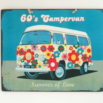 Πινακίδα "60's Campervan"