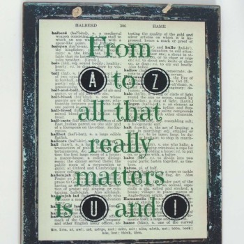 Πινακίδα "From A To Z"