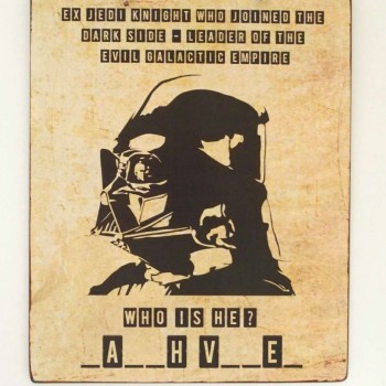 Πινακίδα "Darth Vader - Star Wars"
