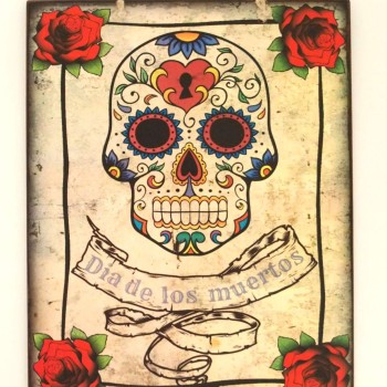 Πινακίδα "Dia De Los Muertos"