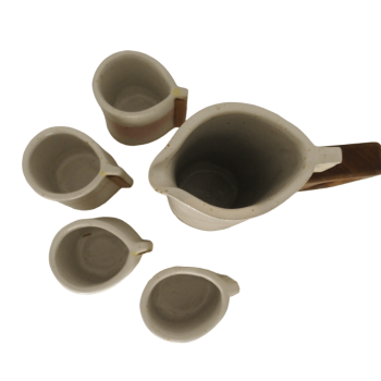 Σετ κεραμική κανάτα με ποτήρια