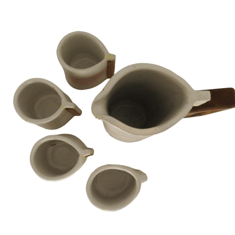 Σετ κεραμική κανάτα με ποτήρια