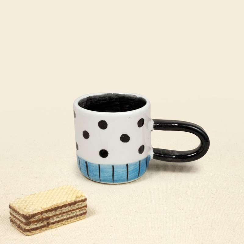 Φλυτζάνι κεραμικό εσπρέσσο πουά