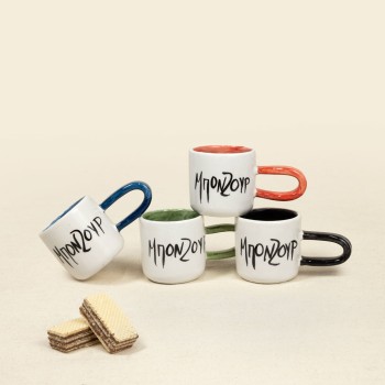 Κούπα κεραμική εσπρέσσο "Ξύπνα"