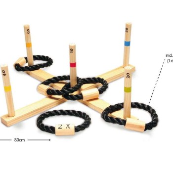 Ξύλινο παιχνίδι Κρίκων Ring Toss