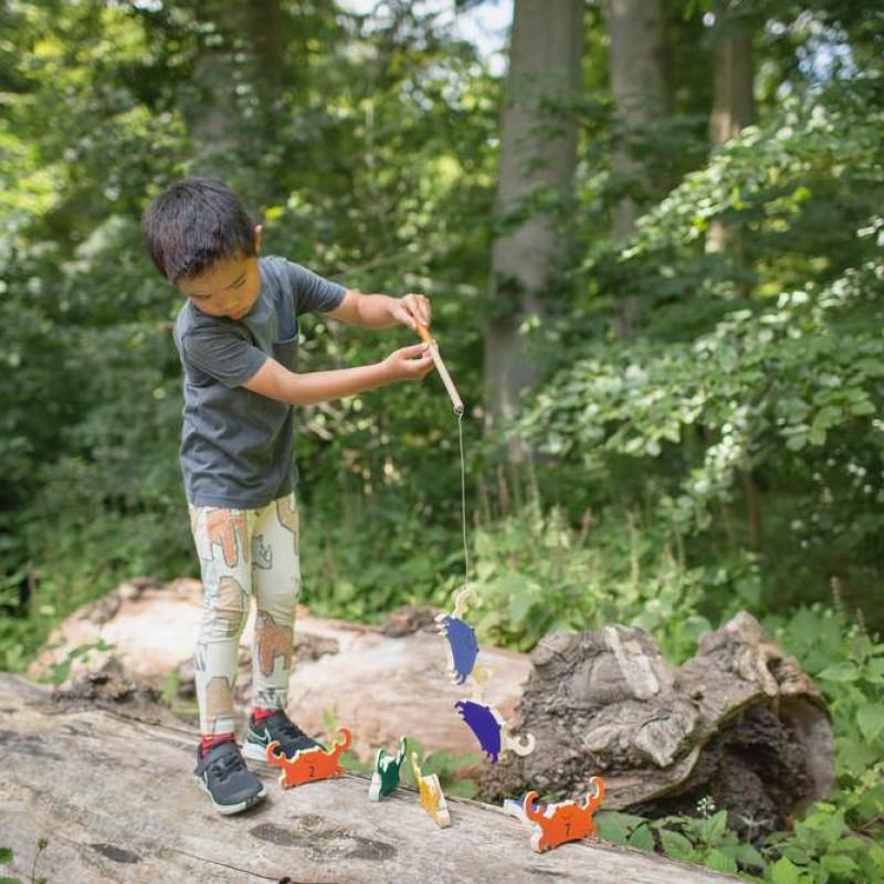 Ξύλινο παιχνίδι: Ψάρεμα Καβουριών
