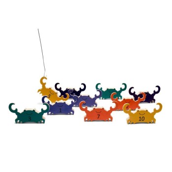 Ξύλινο παιχνίδι: Ψάρεμα Καβουριών