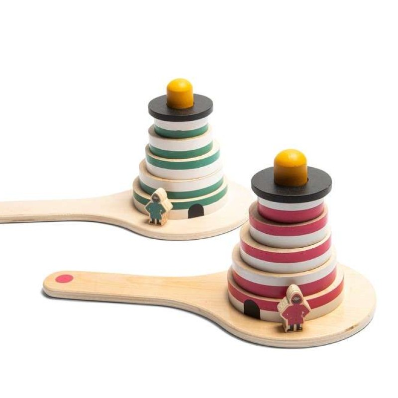 Ξύλινο παιχνίδι: Παιχνίδι Ισορροπίας Φάροι