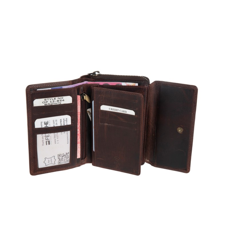 Δερμάτινο πορτοφόλι OP 12-854