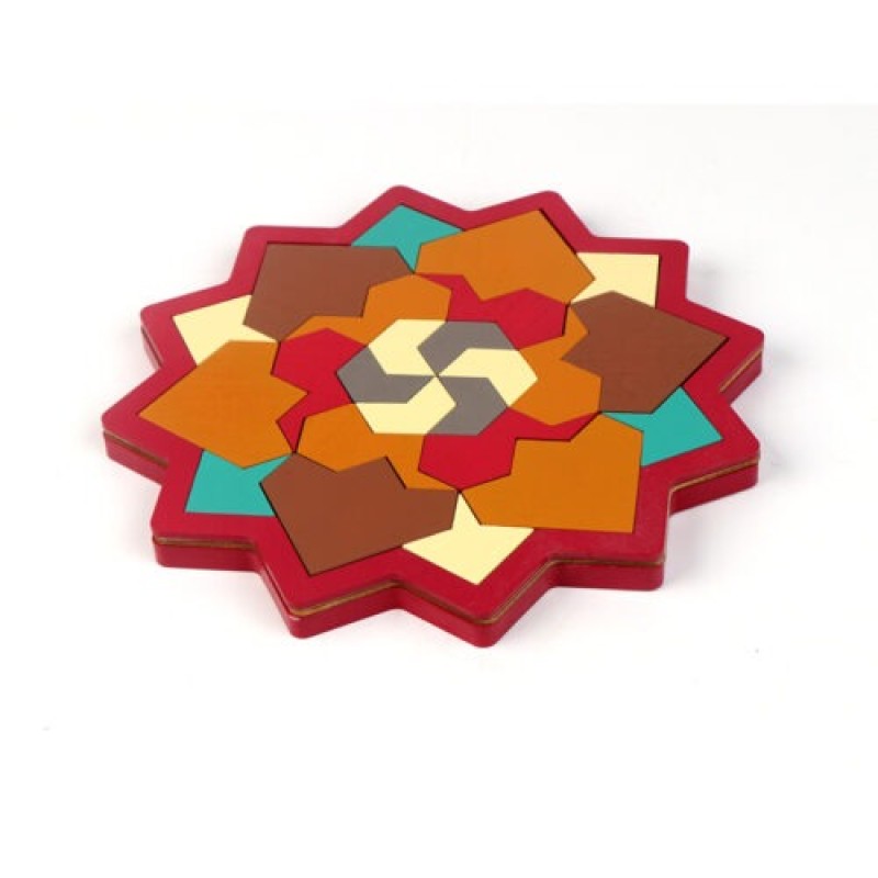 Γρίφος ξύλινος 12-Pointed Star