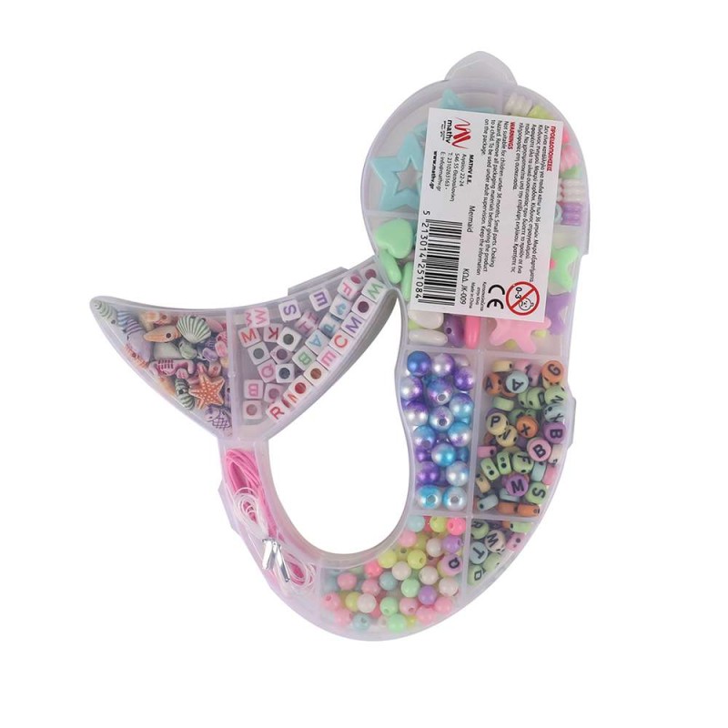 Σετ με χάντρες για κατασκευή κοσμημάτων "Γοργόνα"