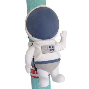 Λαμπάδα με γόμα με αστροναύτη