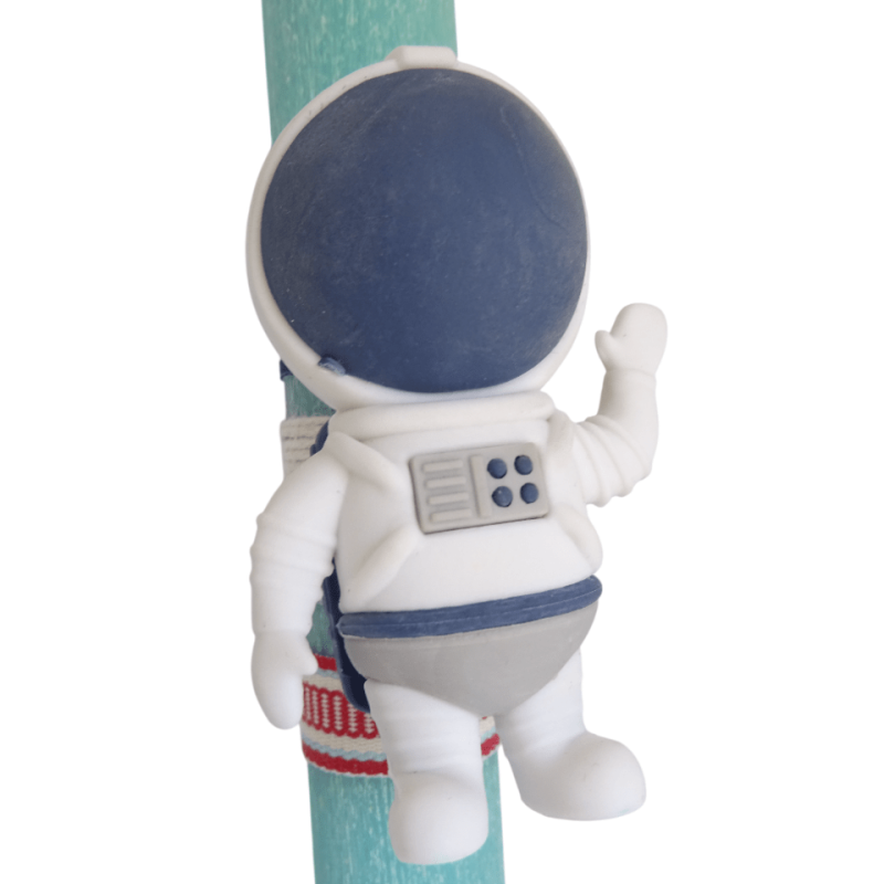 Λαμπάδα με γόμα με αστροναύτη
