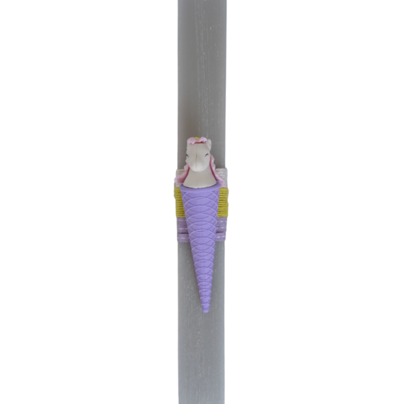 Λαμπάδα με γόμα μονόκερο