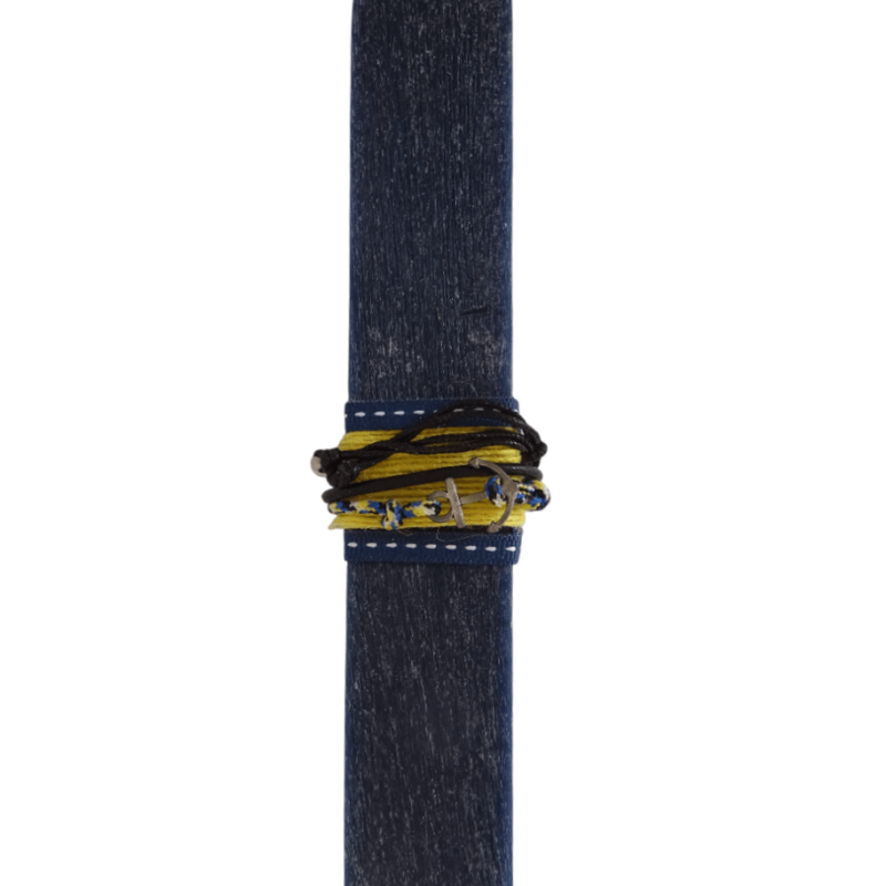 Λαμπάδα με βραχιόλι με άγκυρα