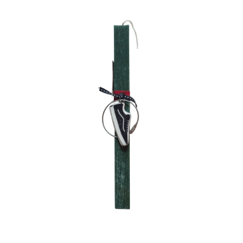 Λαμπάδα με κεραμικό μπρελόκ παπούτσι