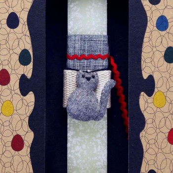 Λαμπάδα με ζωάκια - Γάτα