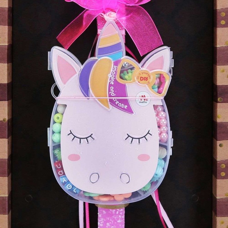 Λαμπάδα Σετ κοσμημάτων DIY - Μονόκερος γάτα