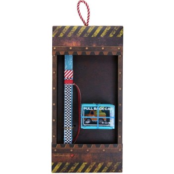 Λαμπάδα Αυτοκινητάκι pull back - Ρυμουκλκό