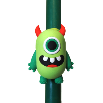 Λαμπάδα με γόμα τερατάκι