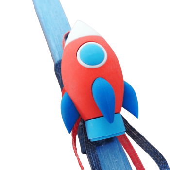 Λαμπάδα με γόμα πύραυλο