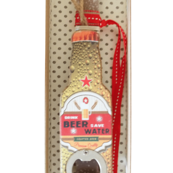 Λαμπάδα με ανοιχτήρι σε σχήμα μπύρας