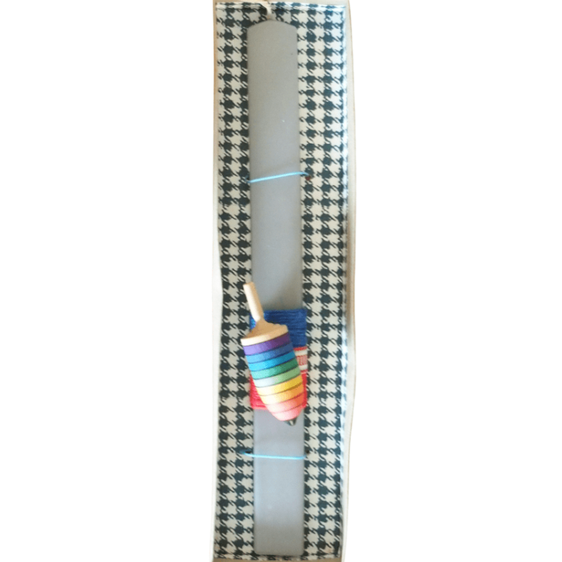 Λαμπάδα με ξύλινη σβούρα