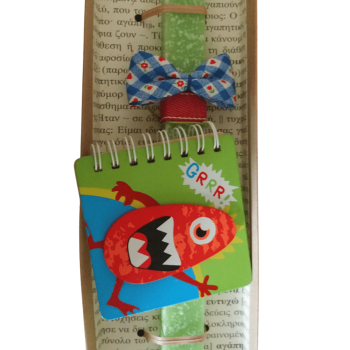 Λαμπάδα με παιδικό σημειωματάριο