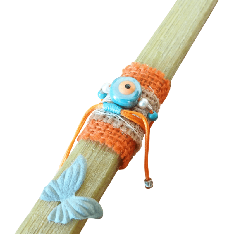 Λαμπάδα με βραχιόλι με μάτι