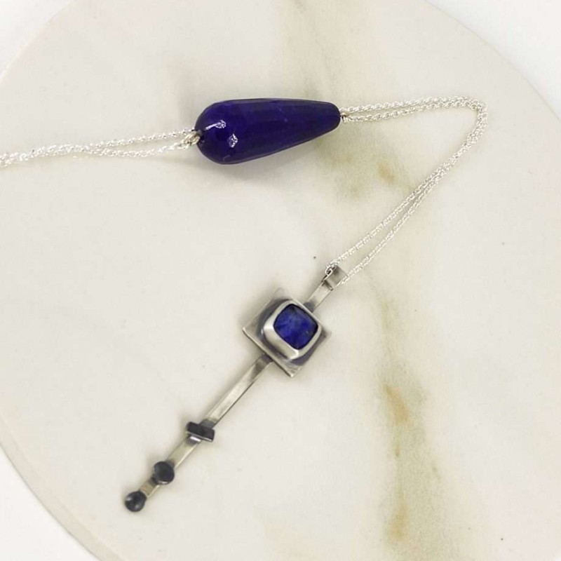 Lithos single necklace λάπις