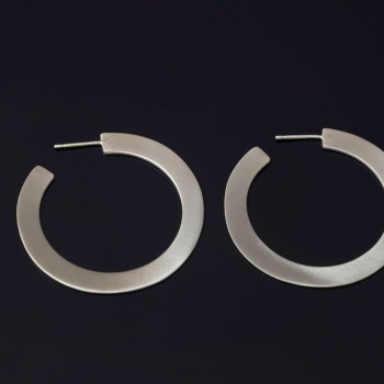 Σκουλαρίκια κρίκοι flat