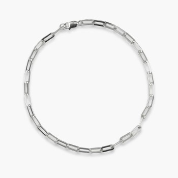 Βραχιόλι ποδιού ασημένιο