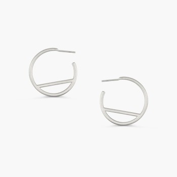 Σκουλαρίκια γεωμετρικοί κρίκοι