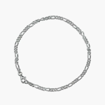 Βραχιόλι ποδιού ασημένιο