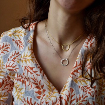 Μενταγιόν κύκλος χρυσό