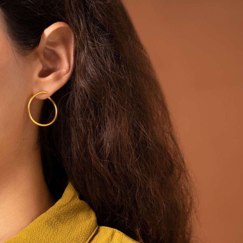 Σκουλαρίκια κρίκοι Endless