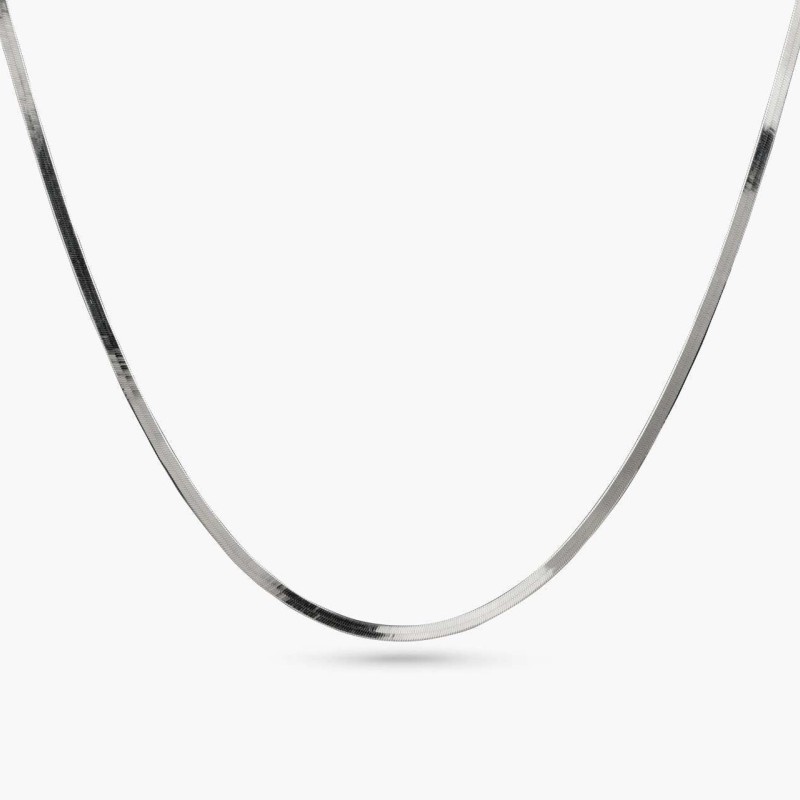 Ασημένια snake αλυσίδα