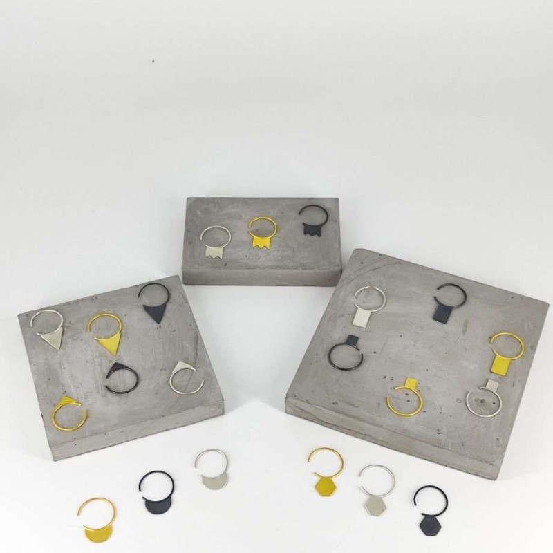 Mini single earrings κορώνα