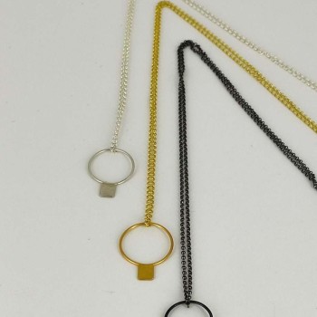 Mini neclaces μικρό παραλληλόγραμμο